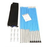 16FT Round Trampoline Enclosure Kit - 10 Poles