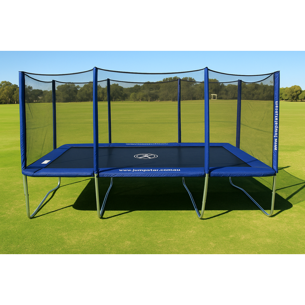 10x15FT Rectangle Trampoline with Enclosure