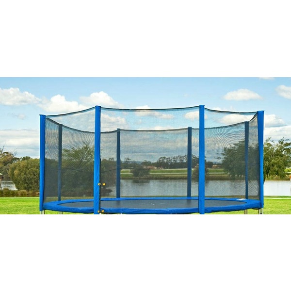 13FT Net For 6 poles - Round Trampoline Replacement Enclosure Net