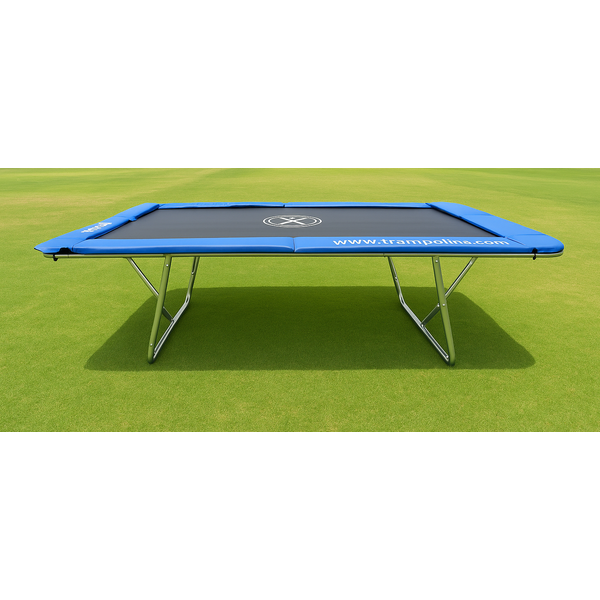 7x10FT Rectangle Trampoline Retro 